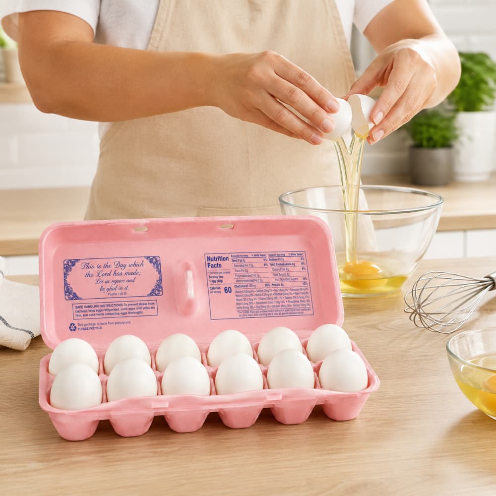 Huevo blanco importado Farm Fresh (12 U) - 5