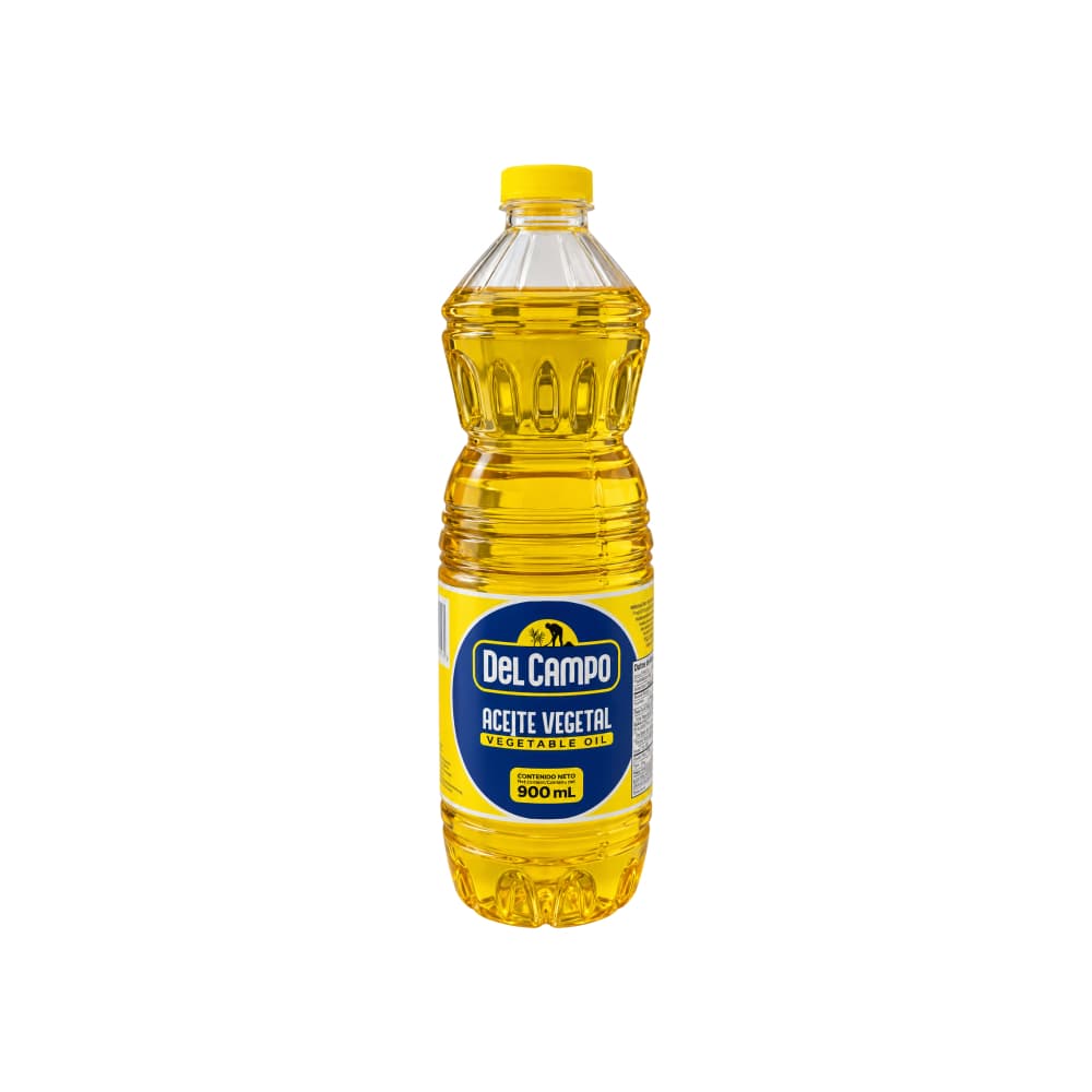 Aceite vegetal de oleína de palma y soya Del Campo (900 ml)