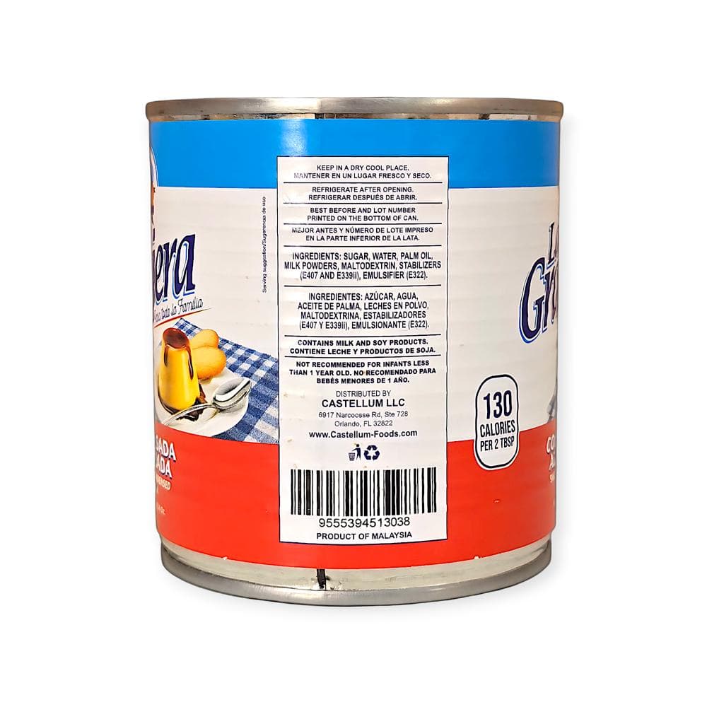 Leche condensada azucarada La Granjera (390 g / 13.8 oz) - 3