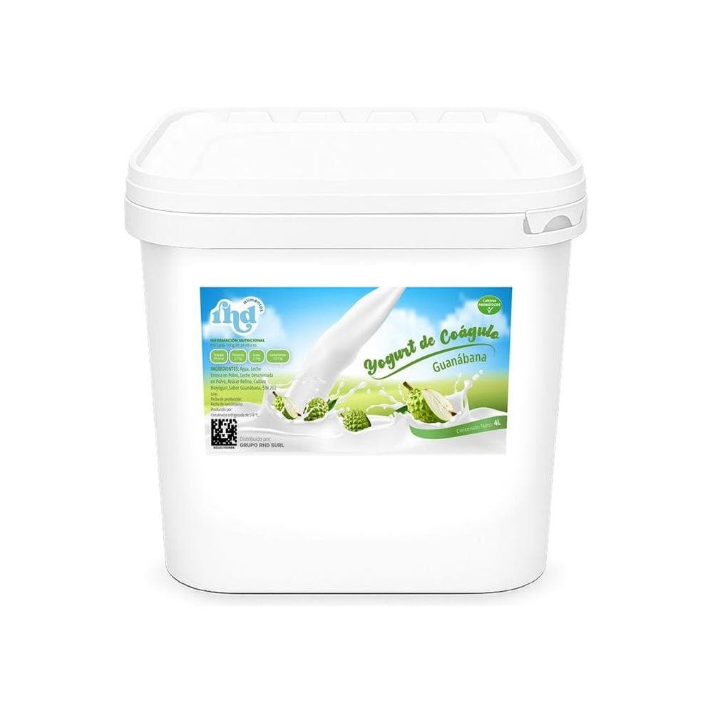 Yogurt probiótico de coágulo sabor guanábana RHD (4 L)