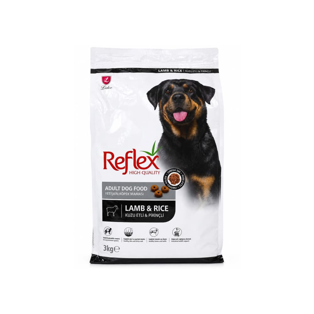 Alimento para perros adultos de cordero y arroz Reflex (3 kg / 6.6 lb)