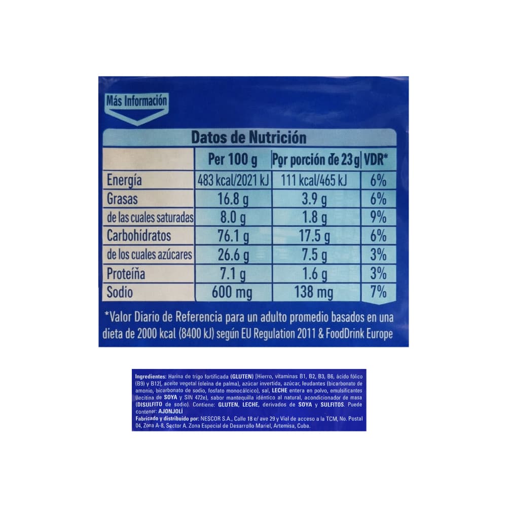 Galletas dulces Doré Saltinas Nestlé (207 g / 7.3 oz) - 3