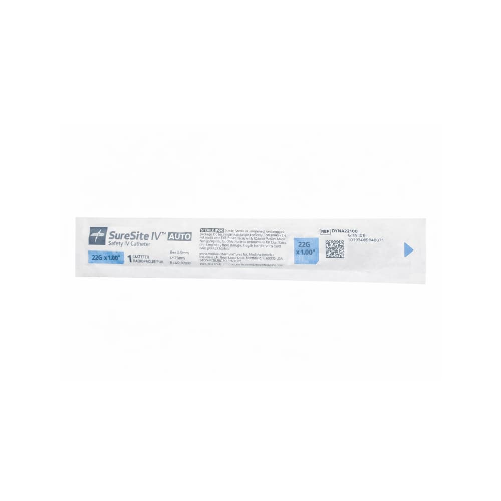 Catéter de inserción intravenosa 22G x 1" \25 mm Medline SureSite IV - 4