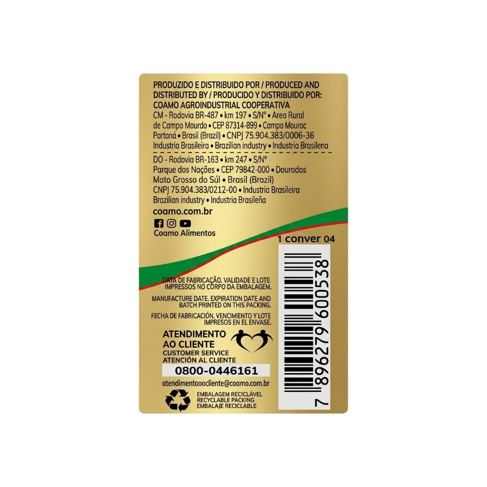 Aceite de soja refinado Coamo (900 ml) - 6