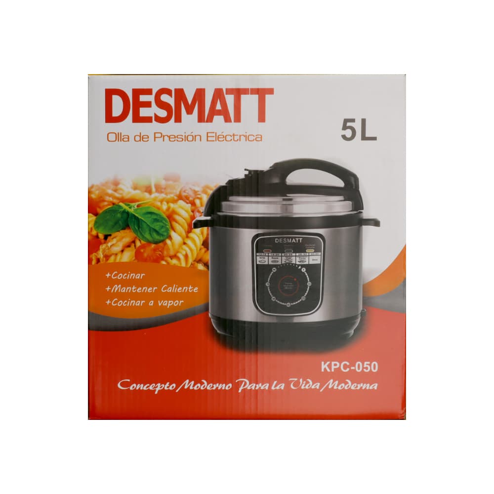 Olla de presión eléctrica -reina- 5 L Desmatt KPC-050 - 4