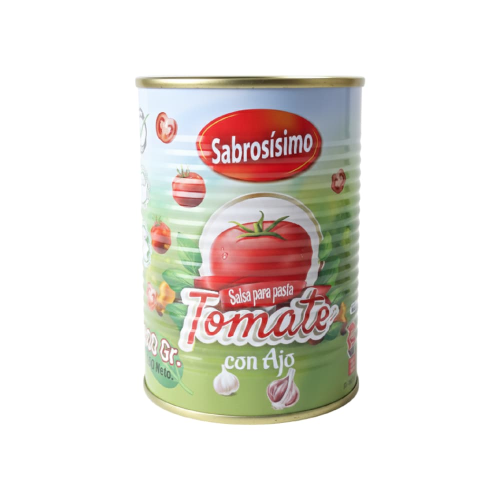 Salsa para pasta tomate con ajo Sabrosísimo (400 g / 14.1 oz)