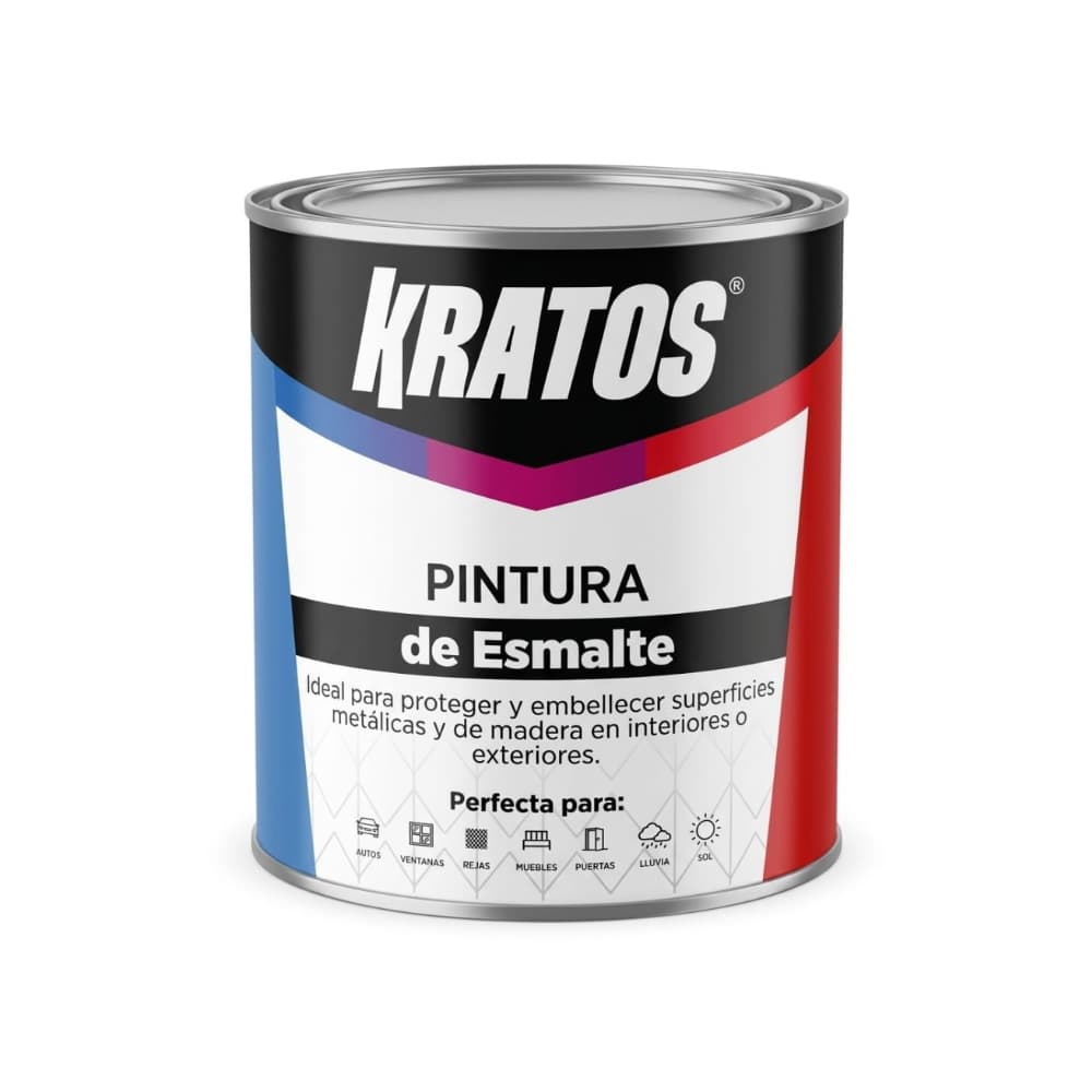 Pintura de esmalte rojo Kratos (0.8 L)
