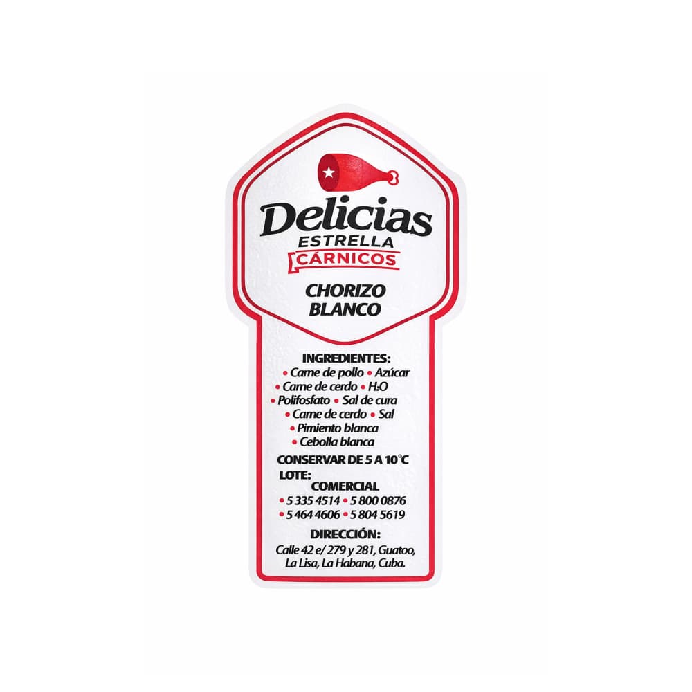 Chorizo blanco Delicias Estrella (240 g / 8.46 oz) - 2