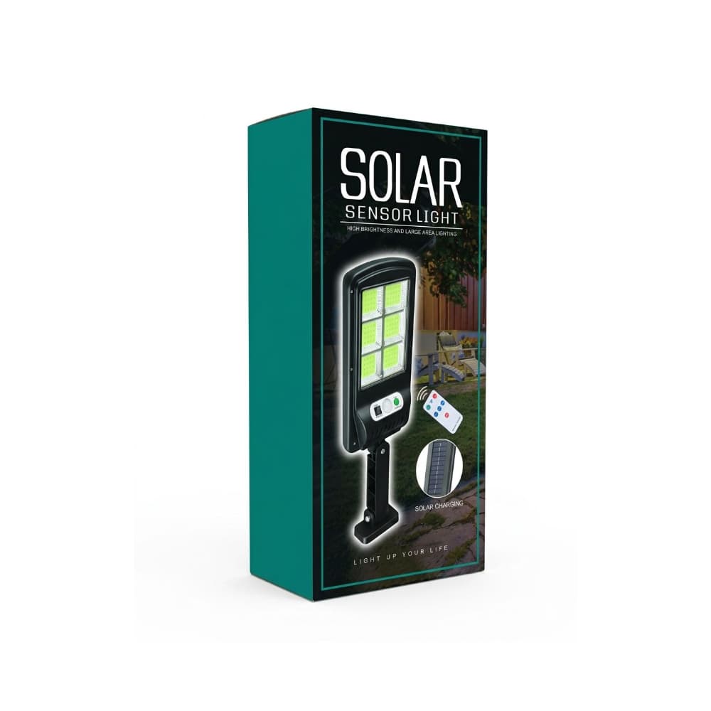 Lámpara sensor con panel solar XL Soluciones BK-120-6COB-B - 4