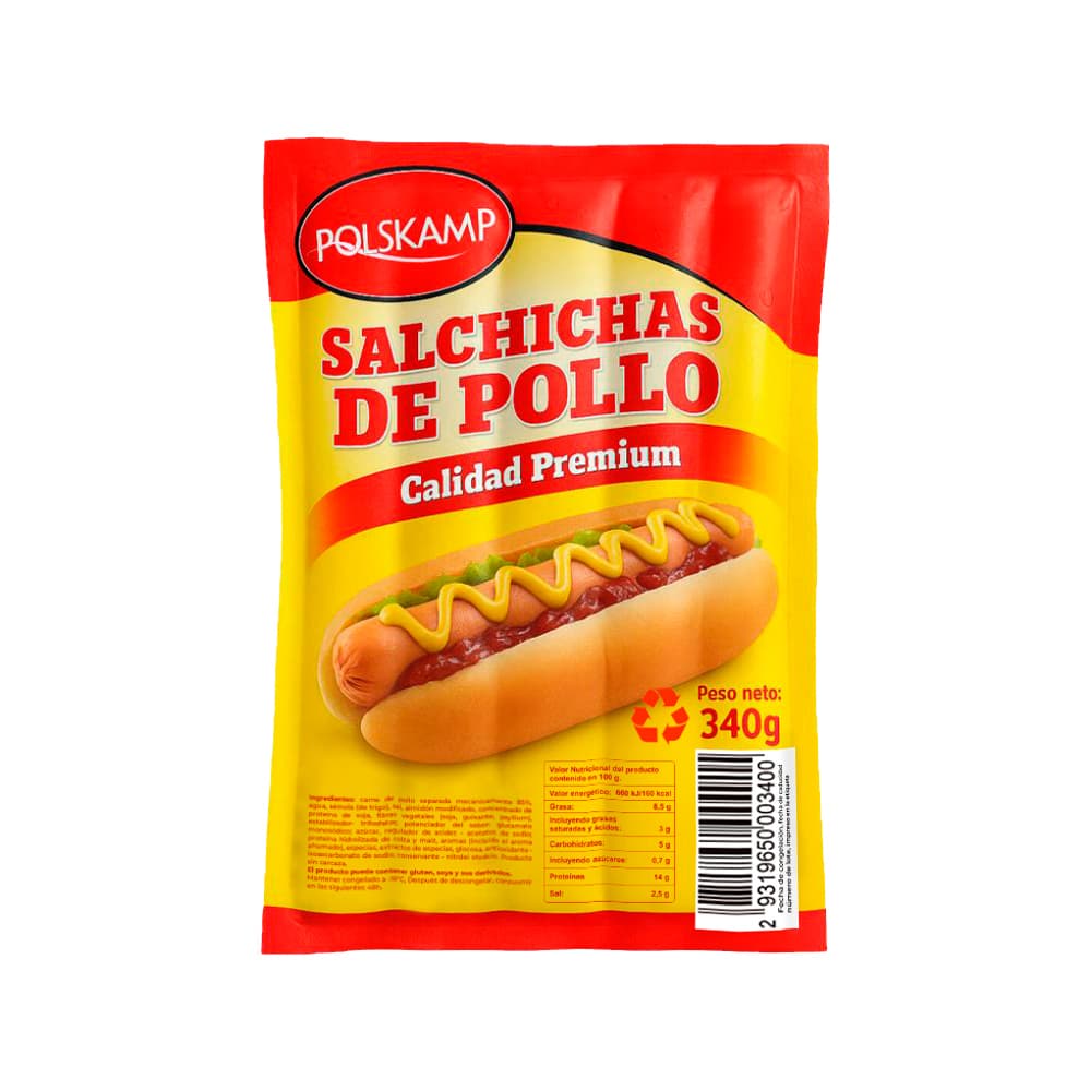 Salchichas de pollo Polskamp (340 g / 12 oz)