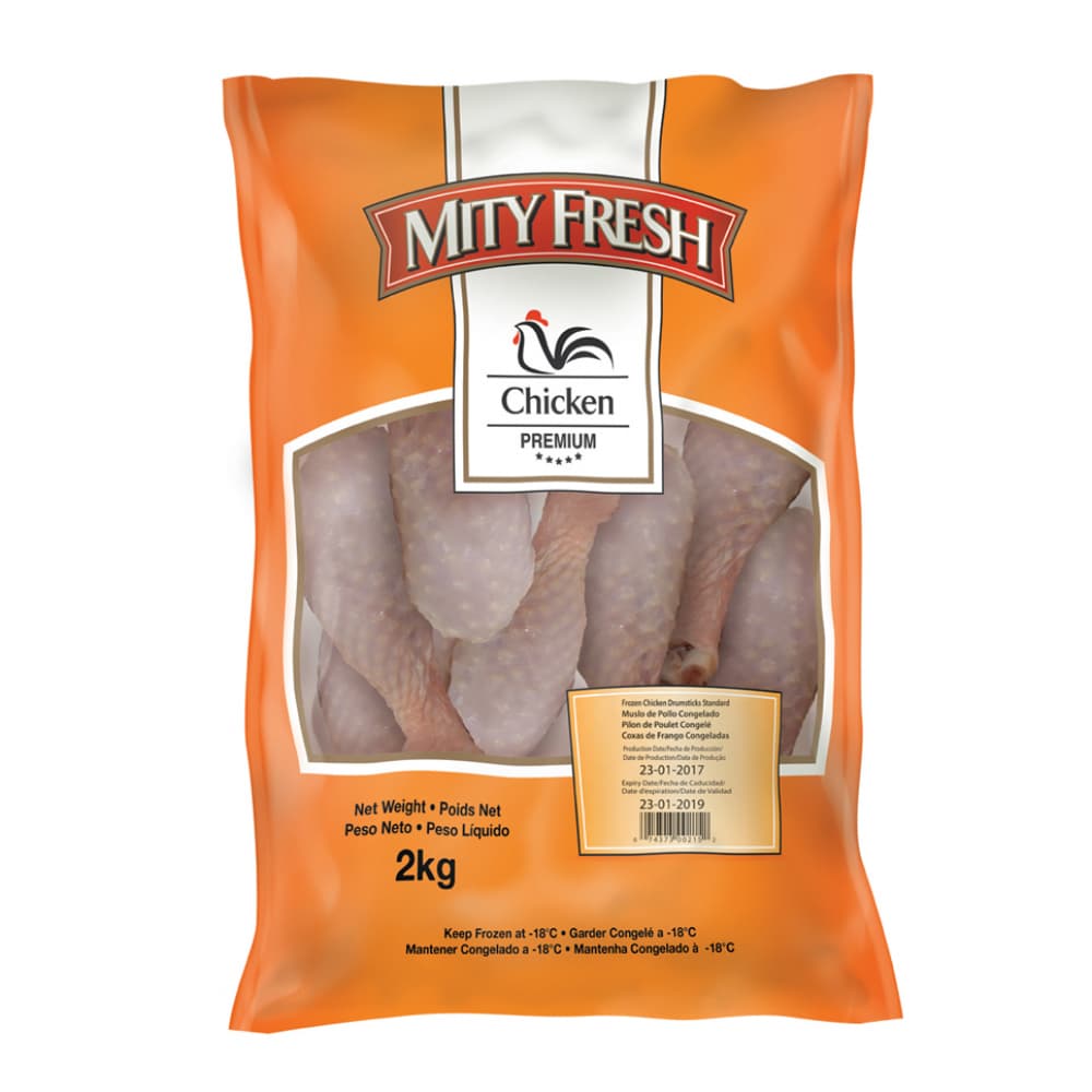 Muslos de pollo Mity Fresh (2 kg / 4.4 lb)
