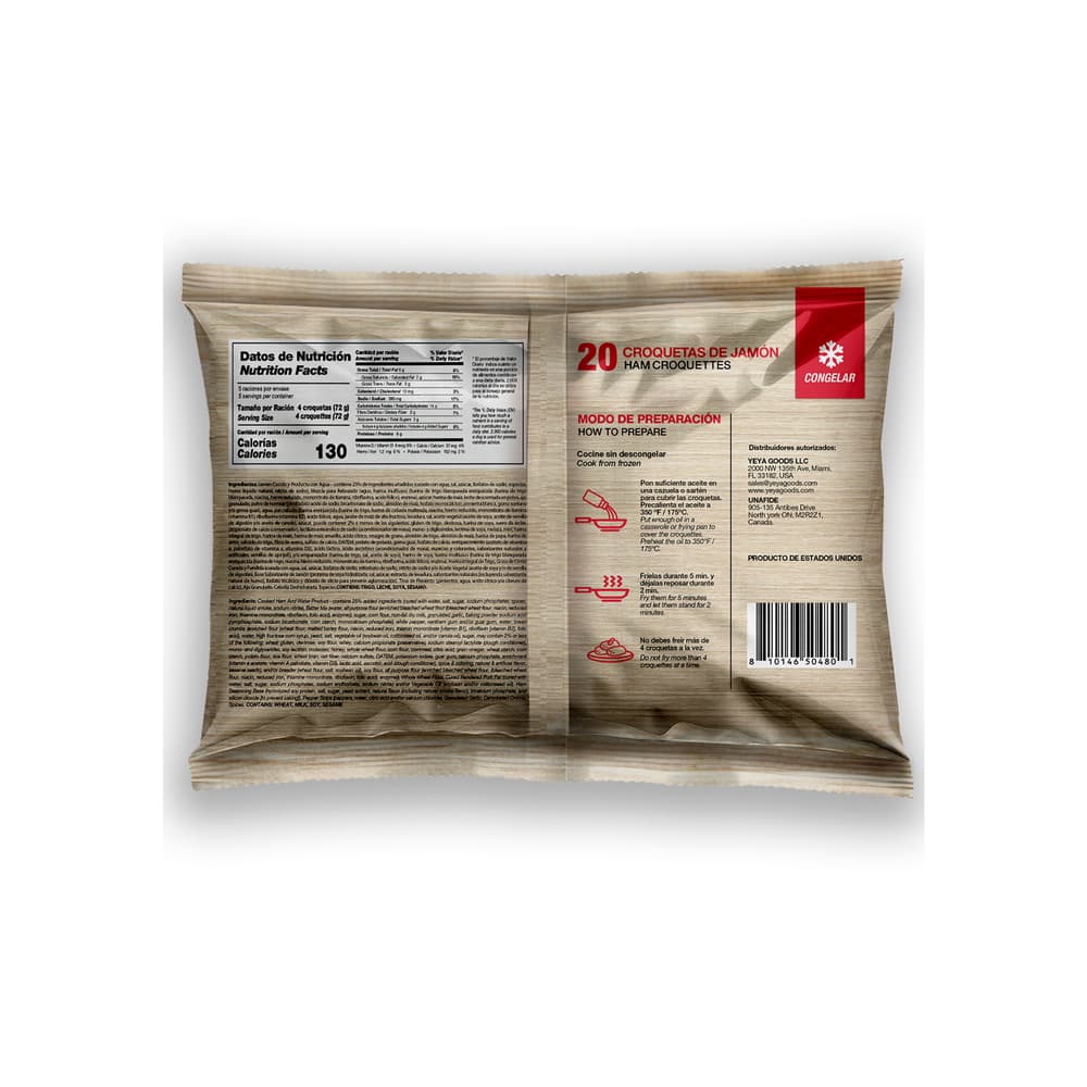 Croquetas de jamón YEYA (363 g / 12.8 oz) - 2