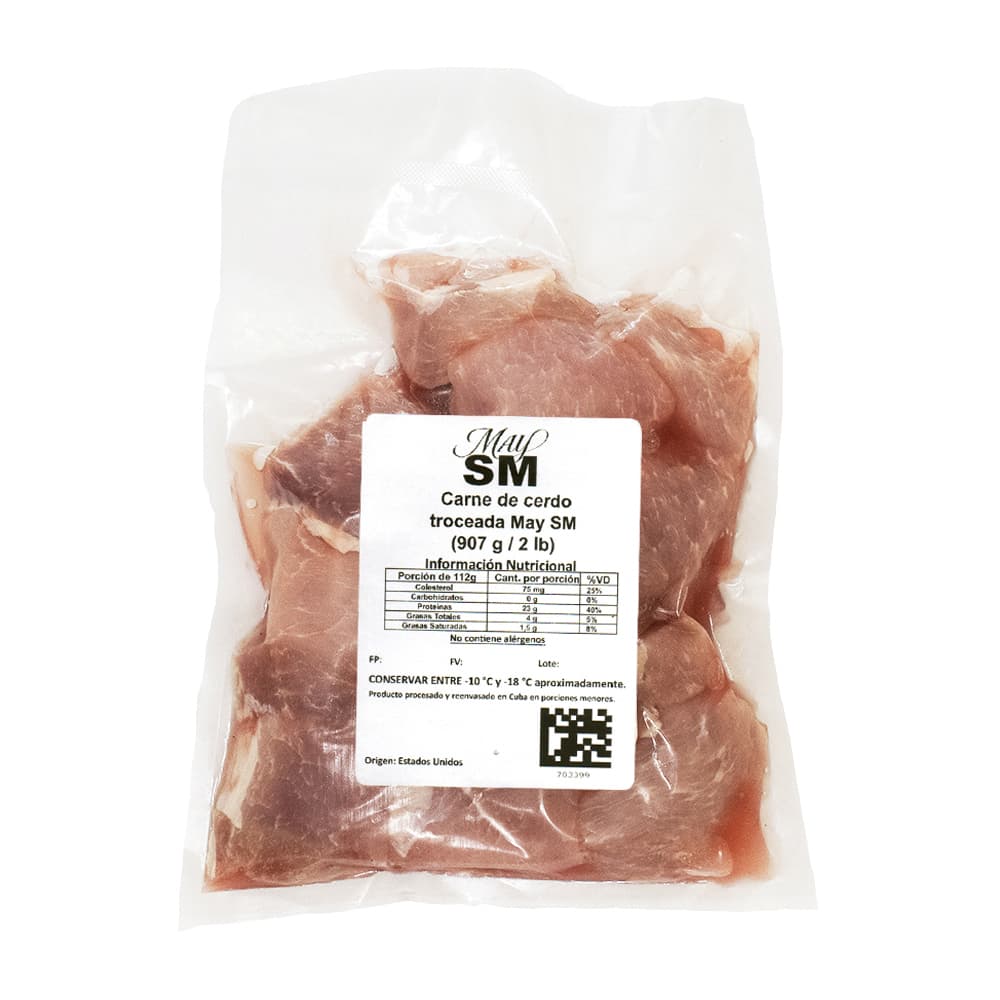 Carne de cerdo troceada May SM (907 g / 2 lb) - 2