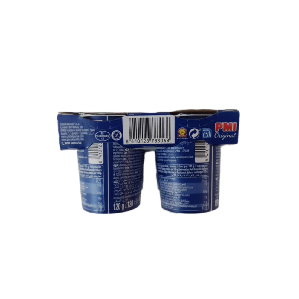 Yogurt sabor fresa Original PMI (4 x 120 g / 4.23 oz) - 3