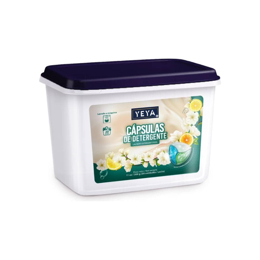 Cápsulas de detergente para lavar aroma jazmín y cítricos YEYA (300 g / 11 oz)