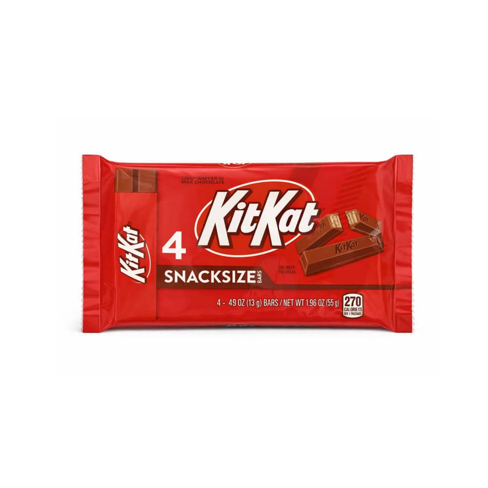 Barras de chocolate con leche tamaño snack Kit Kat (4 x 13 g)