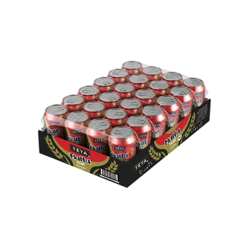 Malta oscura YEYA (24 x 330 ml)