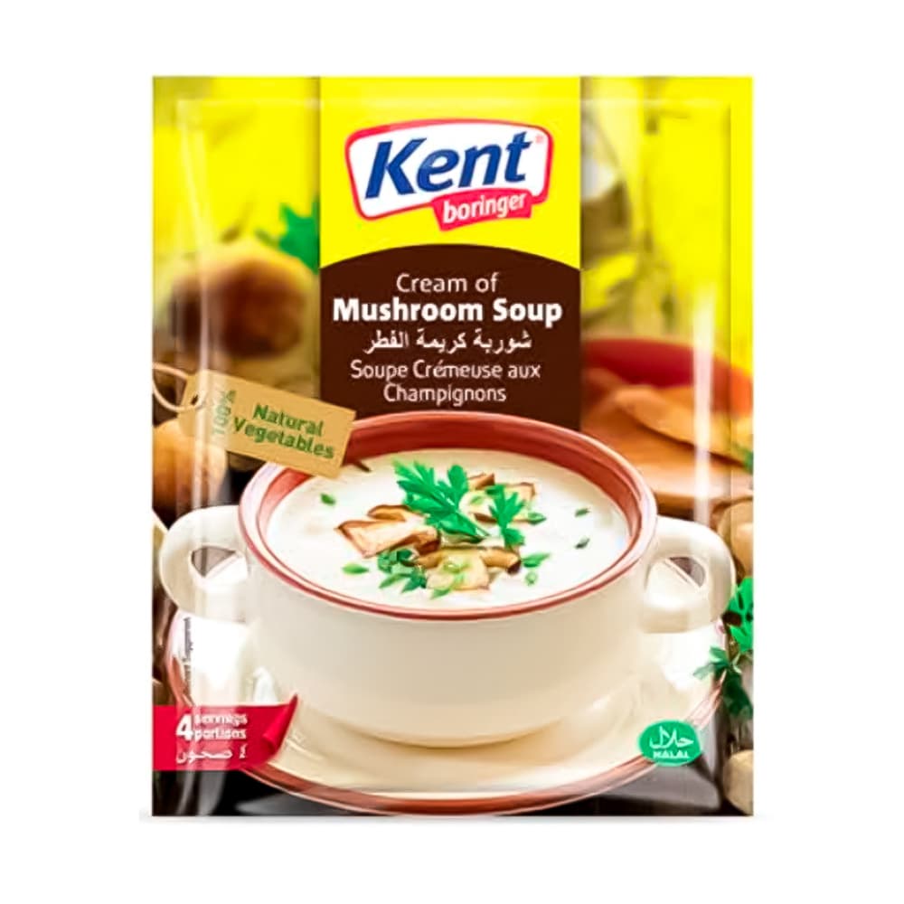 Sopa cremosa de champiñón Kent boringer (68 g / 2.4 oz)