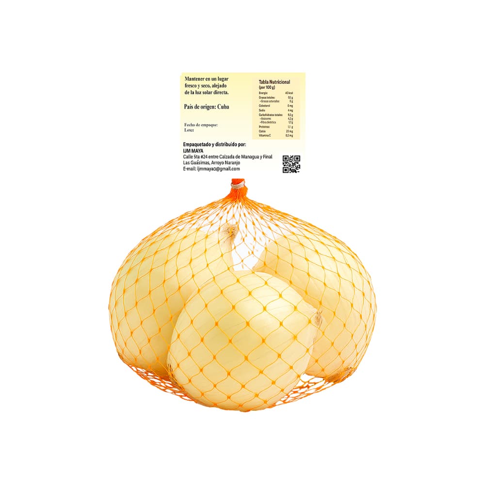 Cebolla blanca IJM Maya (1 kg / 2.2 lb) - 2
