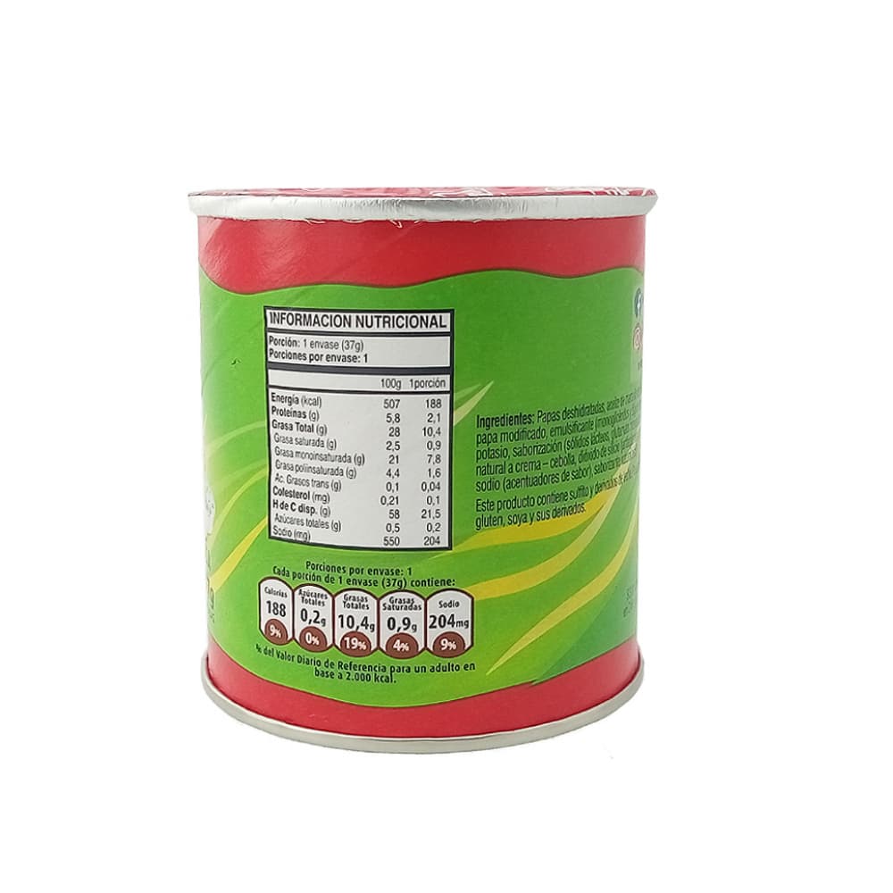 Papas fritas sabor crema cebolla Kryzpo (37 g / 1.3 oz) - 5