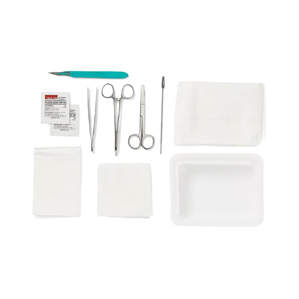 Bandeja esterilizada para incisión y drenaje Medline - 2