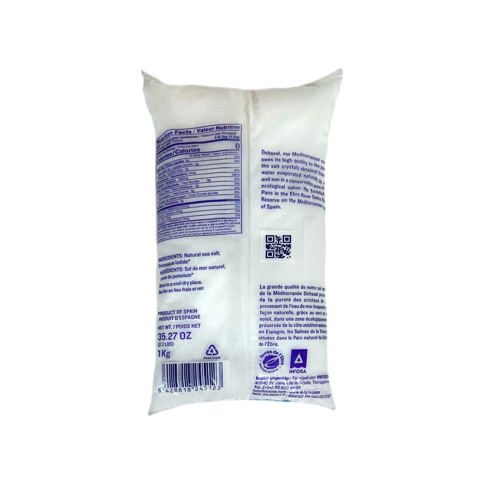 Sal fina marina yodada Deltasal (1 kg / 2.2 lb) - 2