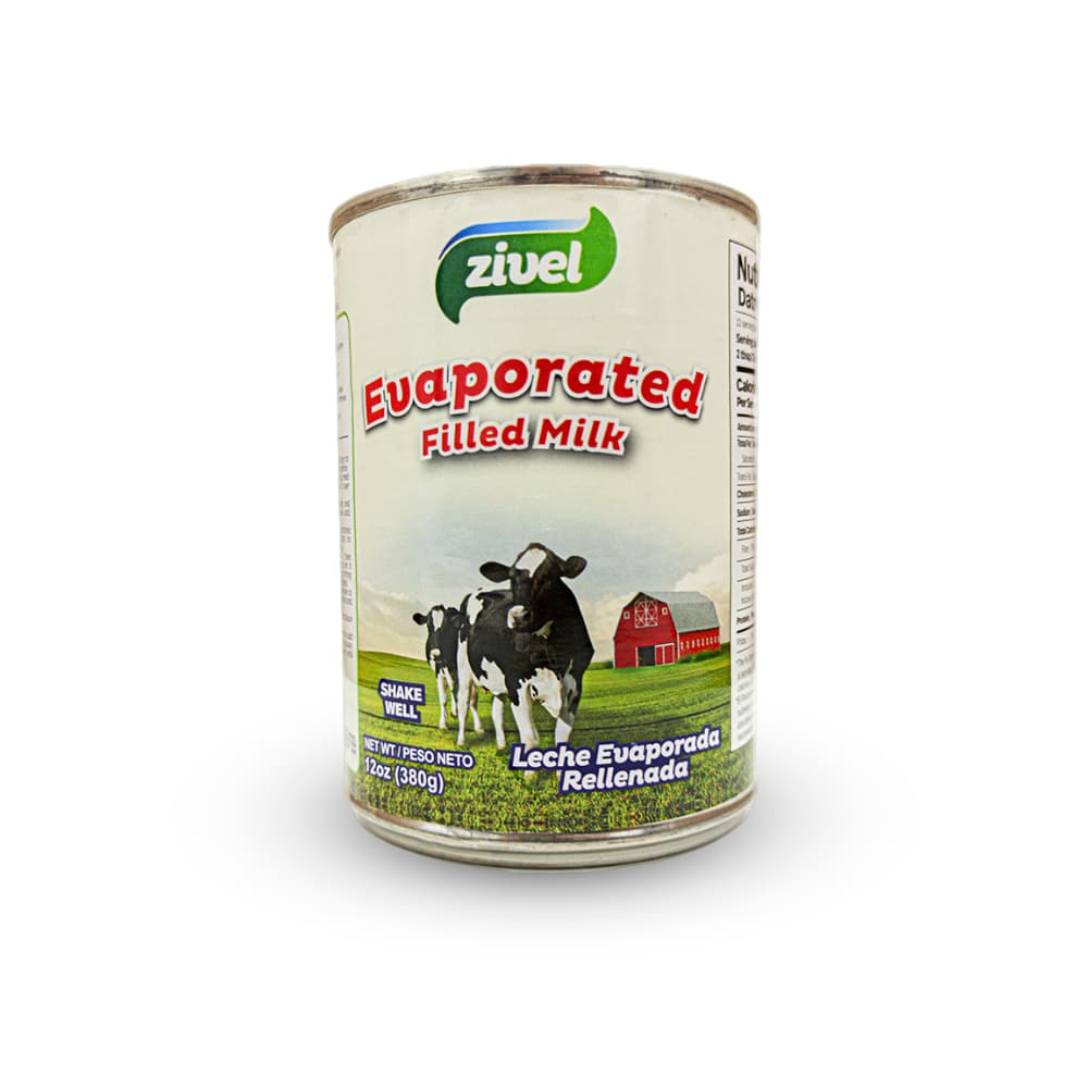 Leche evaporada rellenada Zivel (380 g / 12 oz)