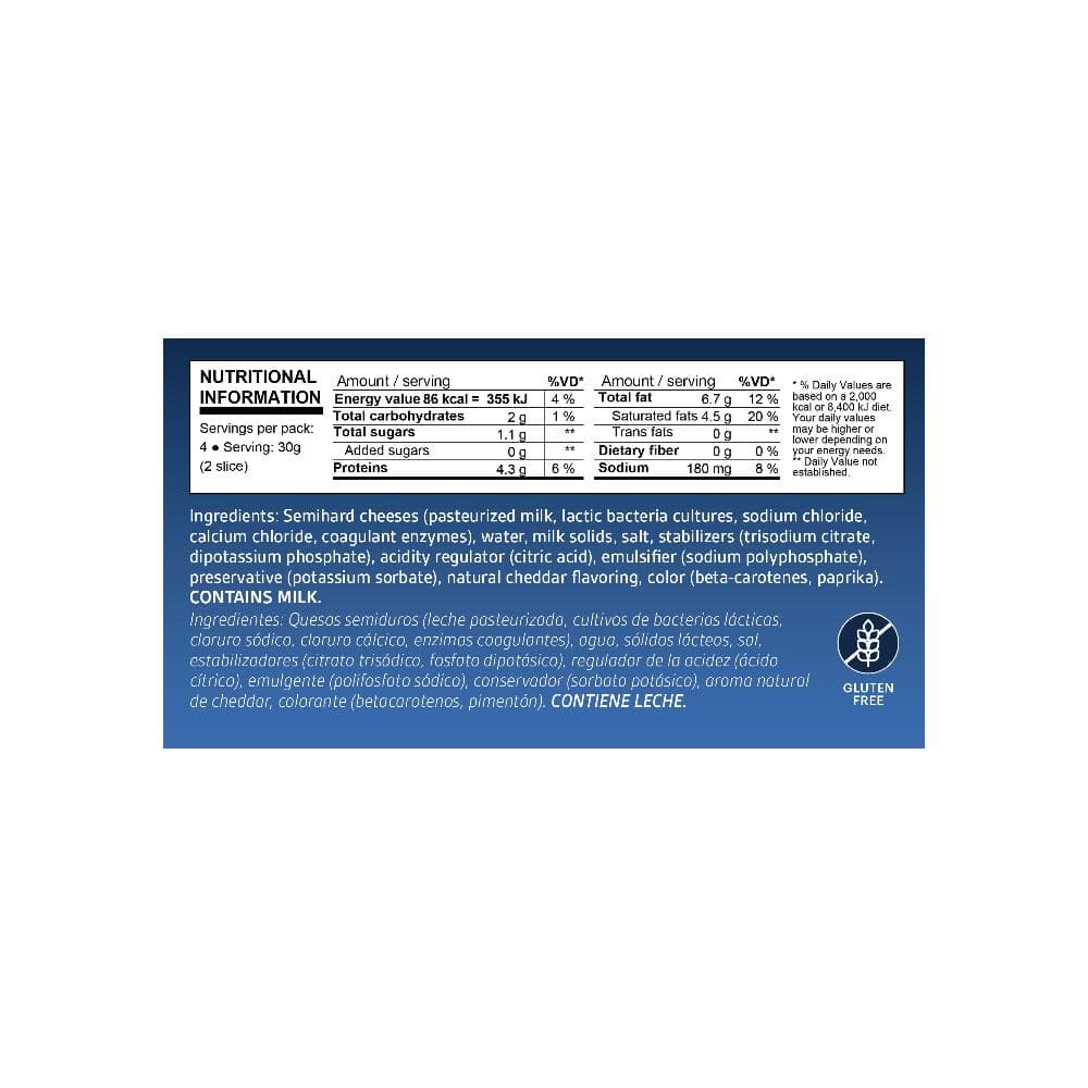 Queso cheddar YEYA (120 g / 4.2 oz) - 3