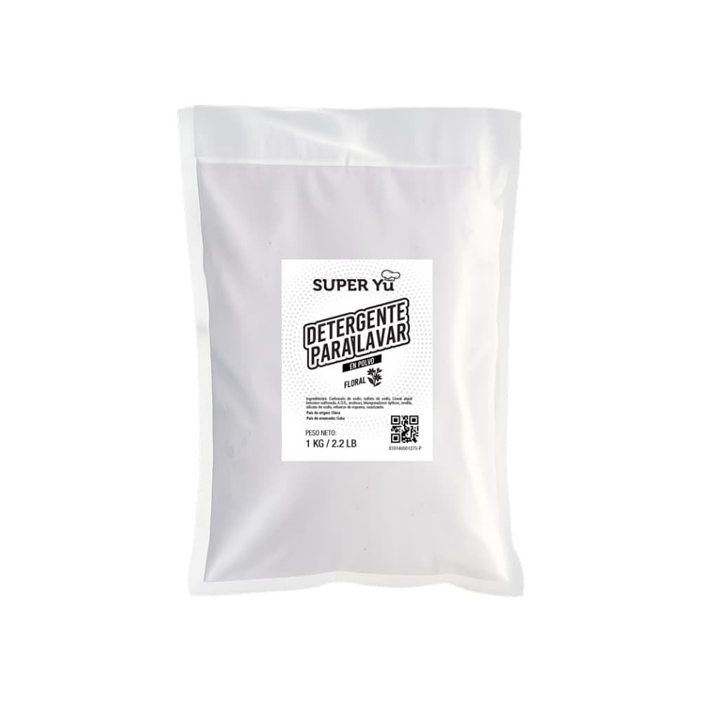 Detergente en polvo con aroma a flores Super Yu (1 kg / 2.2 lb) - 3