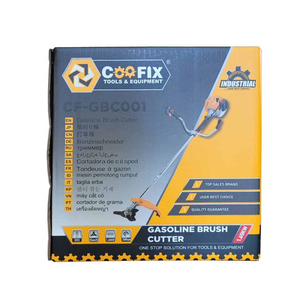 Desmalezadora - chapeadora - a gasolina de 52 CC Coofix CF-GBC001 - 4
