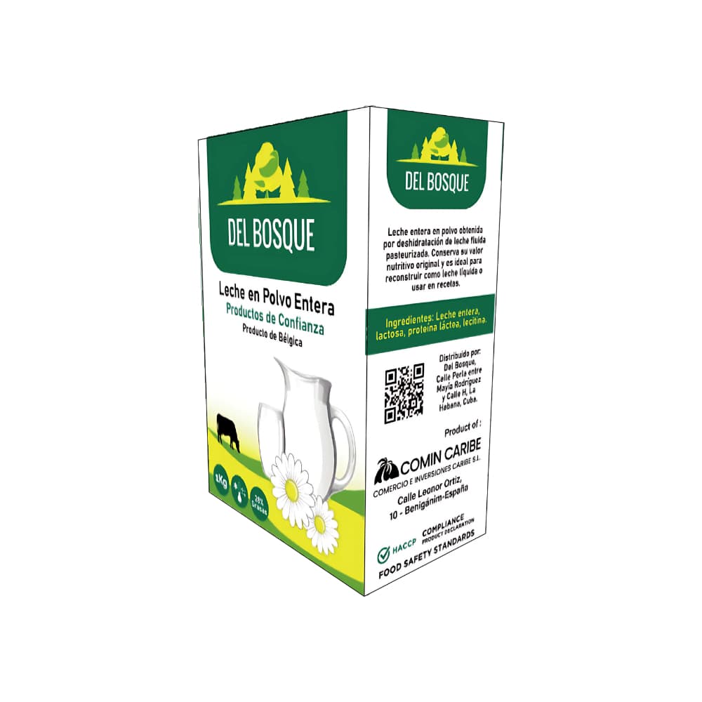 Leche en polvo entera Del Bosque (1 kg / 2.2 lb) - 4