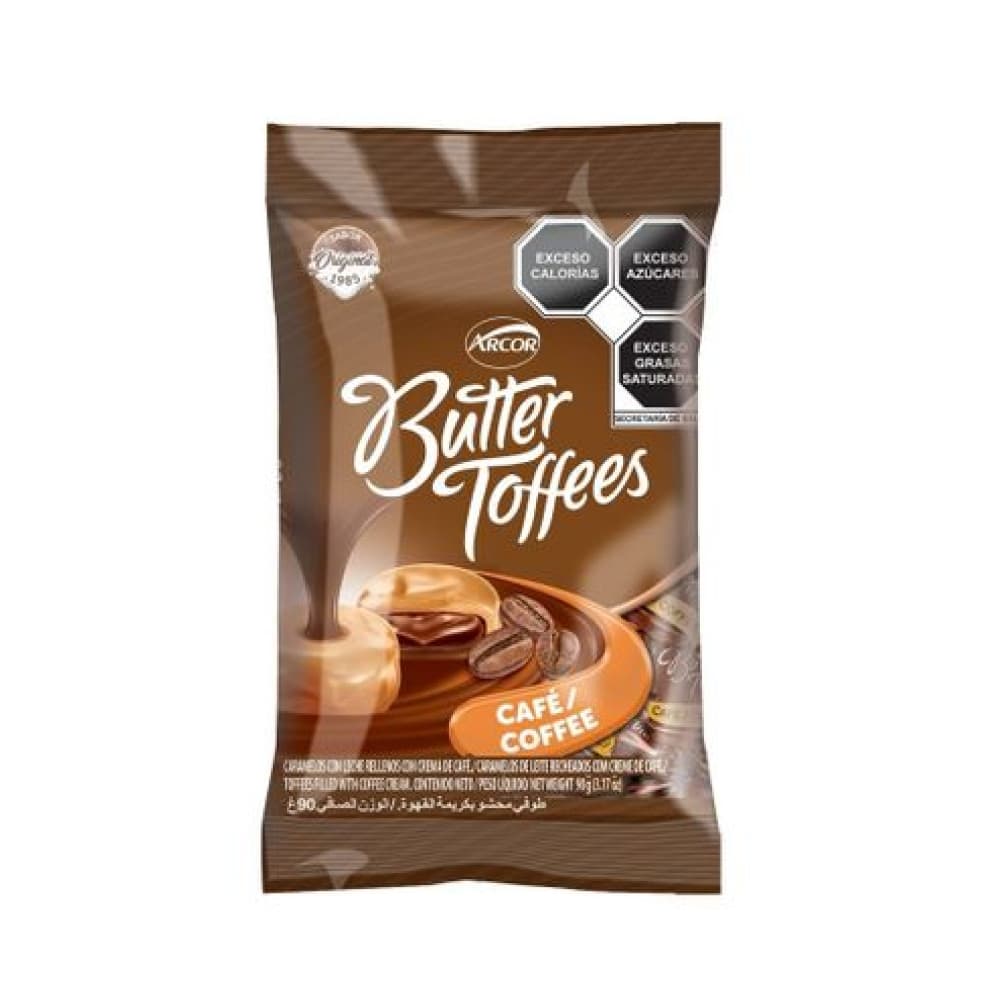 Caramelos con leche rellenos con crema de café Arcor (90 g / 3.1 oz)