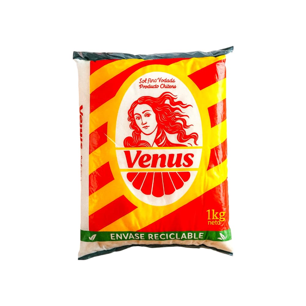 Sal fina yodada Venus (1 kg / 2.2 lb)