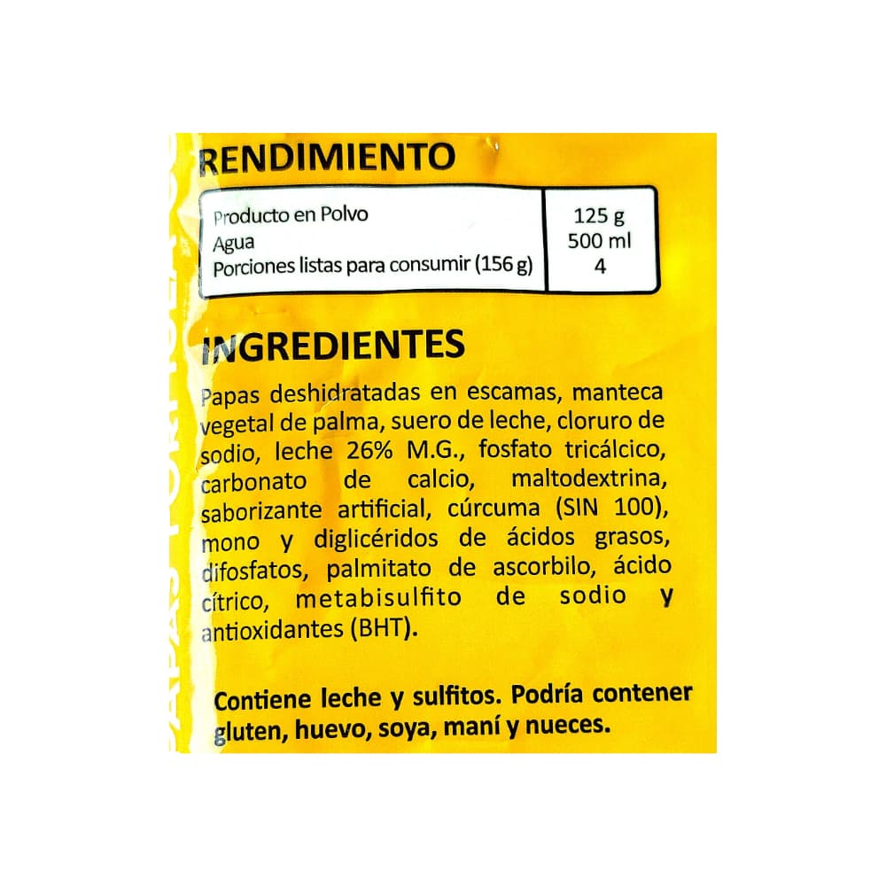 Pure de papas Fórmula Completa Macro Food (125 g / 4.4 oz) - 2