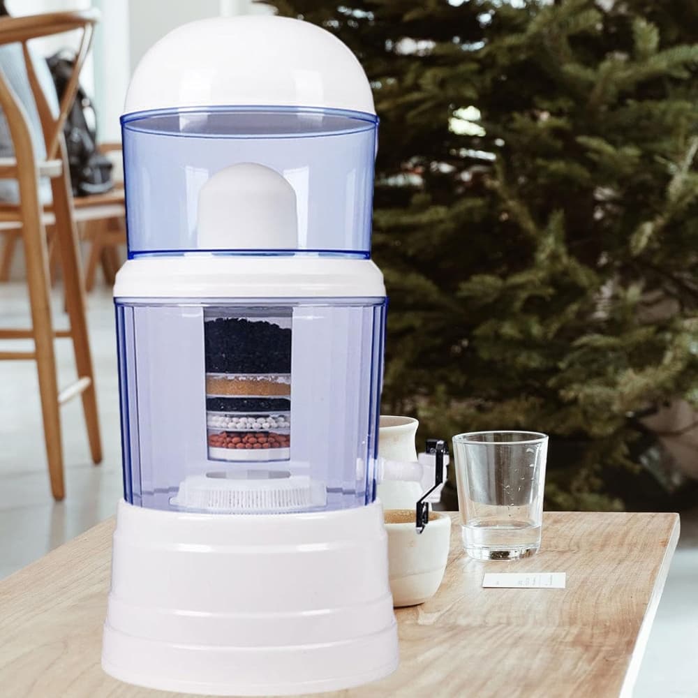 Purificador de agua por gravedad transparente de 16 L TATO KL208 - 4