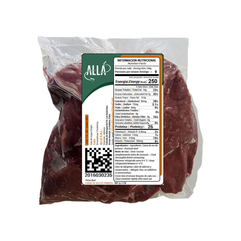 Carne de res de primera ALLÁ (907 g / 2 lb) - 4