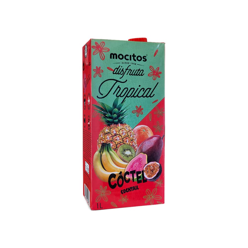 Néctar de cóctel de frutas tropicales Mocitos (1 L)