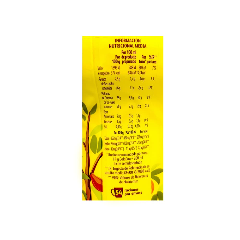 Chocolate en polvo Colacao (760 g / 1.67 lb) - 2