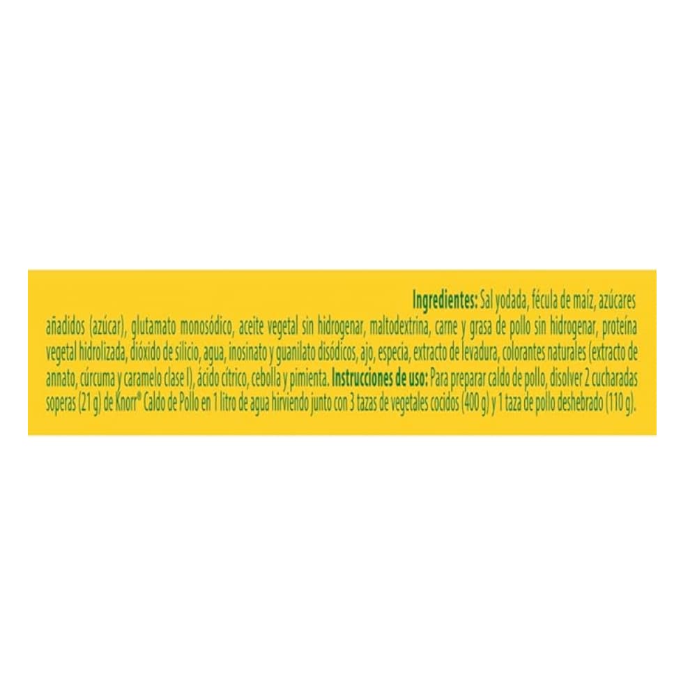 Caldo de pollo Knorr (100 g / 3.53 oz) - 5
