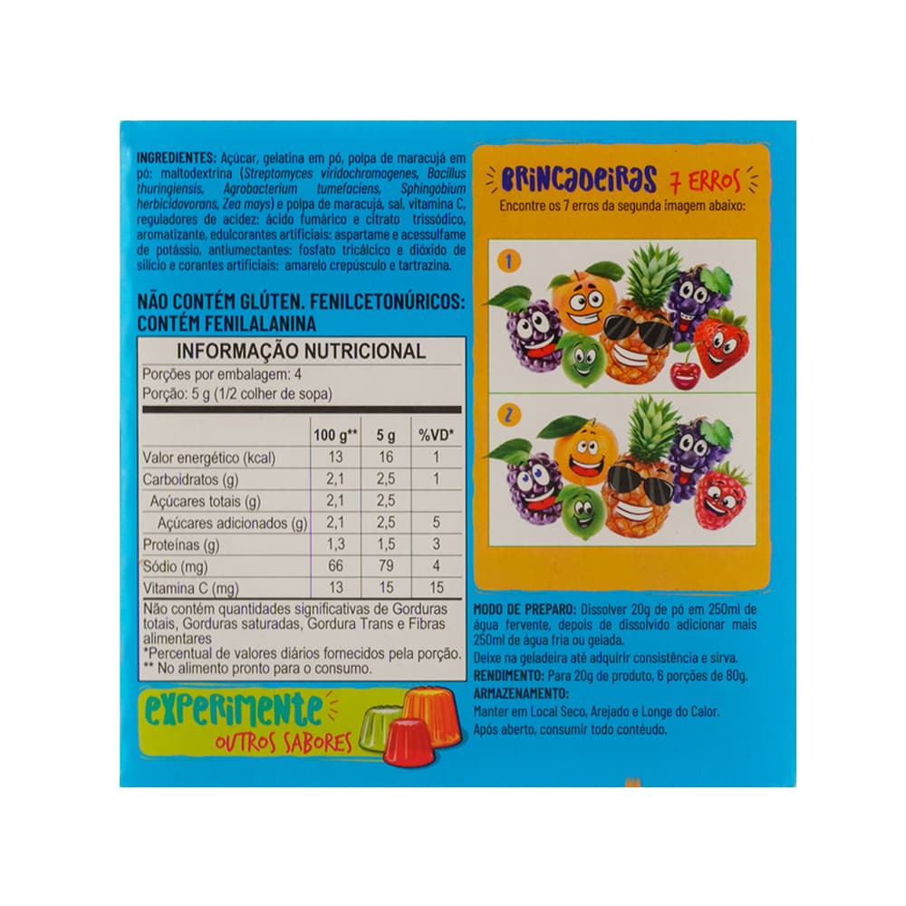 Gelatina sabor maracuyá Apti (20 g / 0.7 oz) - 4