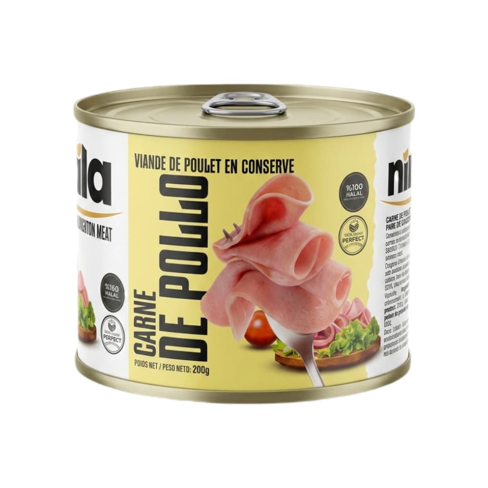 Carne de pollo en conserva Nila (200 g / 7.05 oz)
