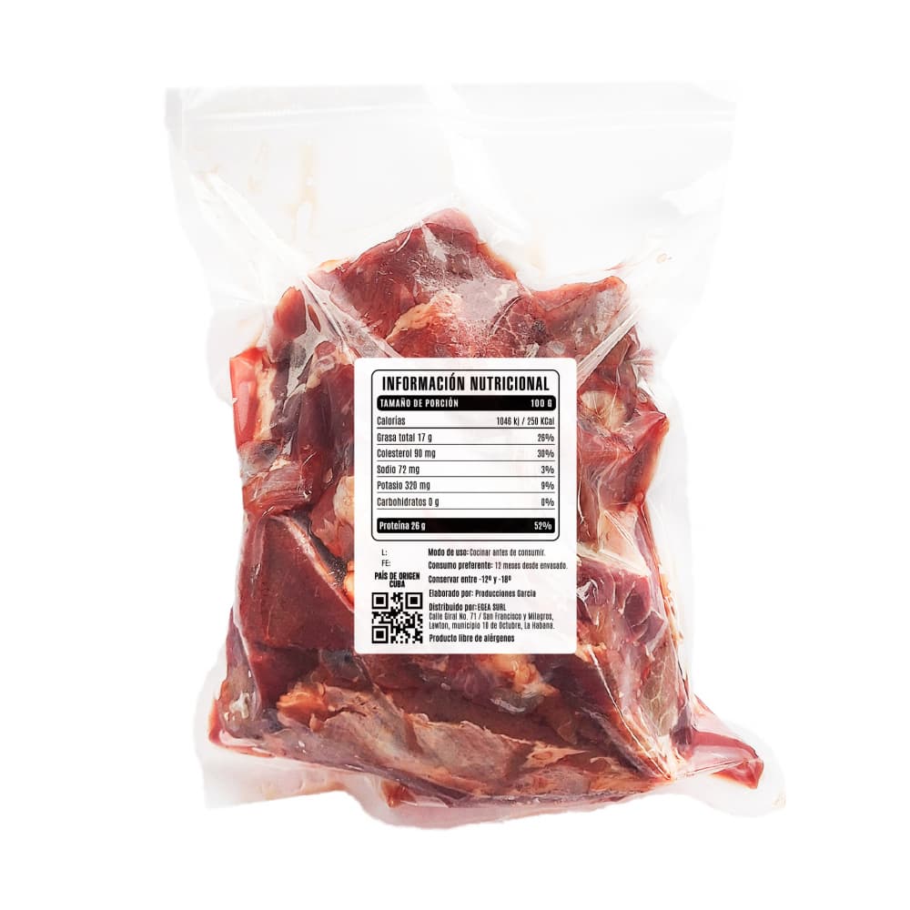 Carne troceada de res Cosecha Real (1 kg / 2.2 lb) - 4