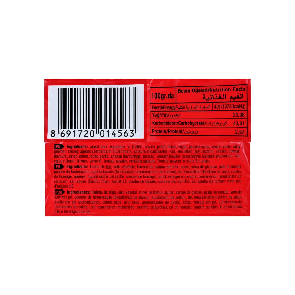 Galletas saladas tipo cracker sabor pizza ANI (120 g / 4.23 oz) - 3
