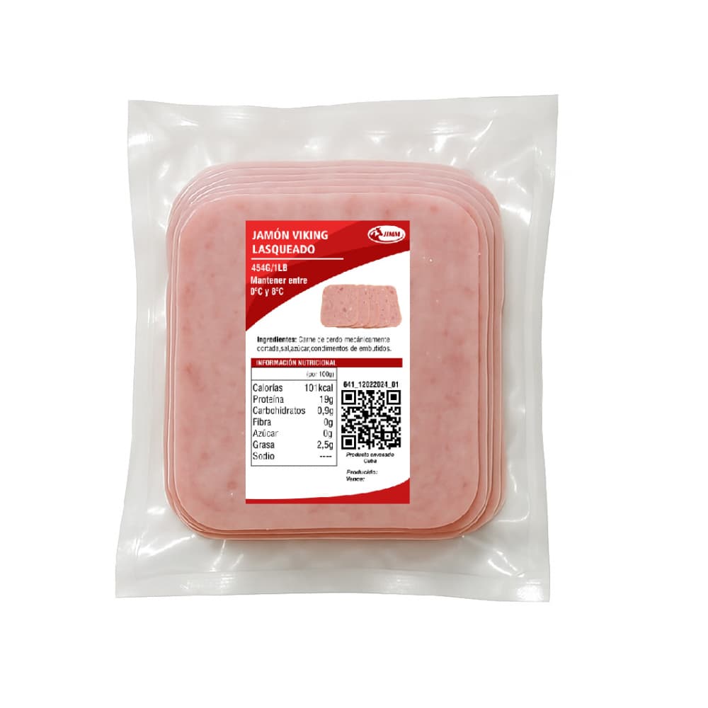 Jamón viking lasqueado Jimm (454 g / 1 lb)