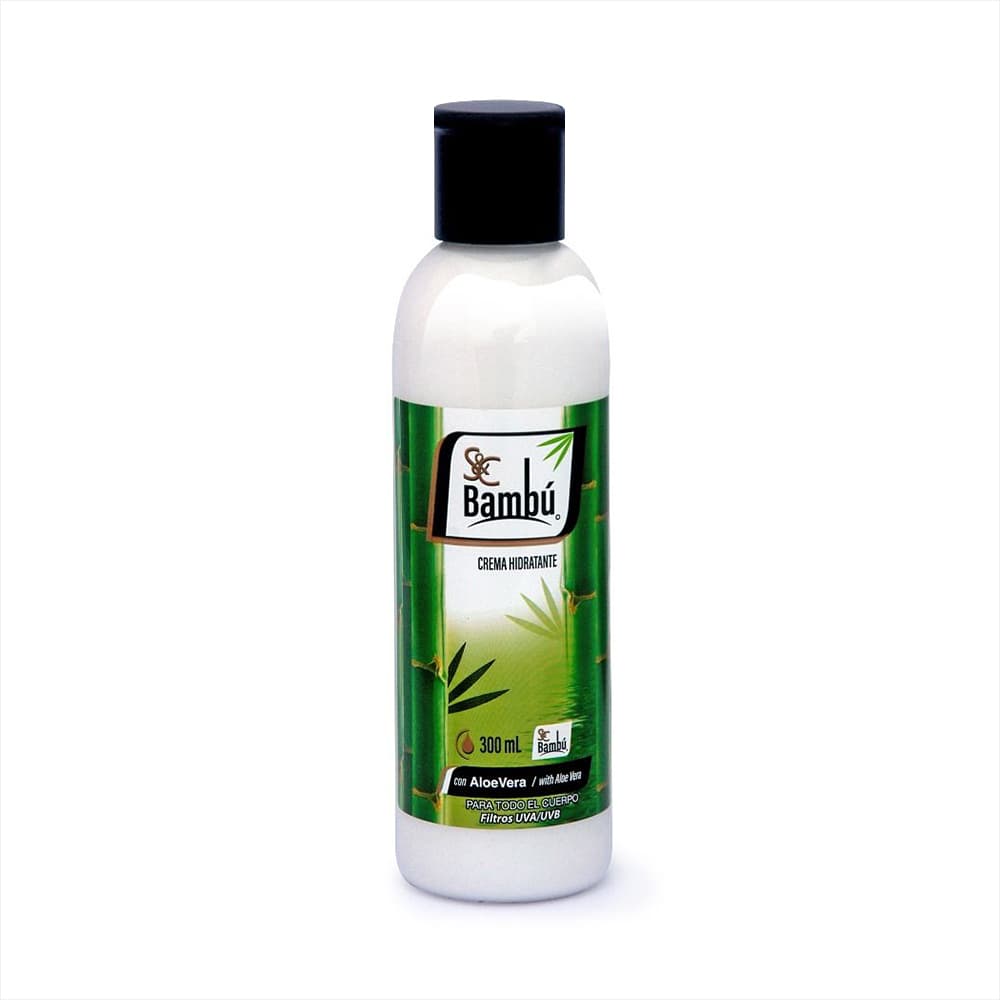 Crema hidratante con aloe vera Bambú S&C (300 ml)