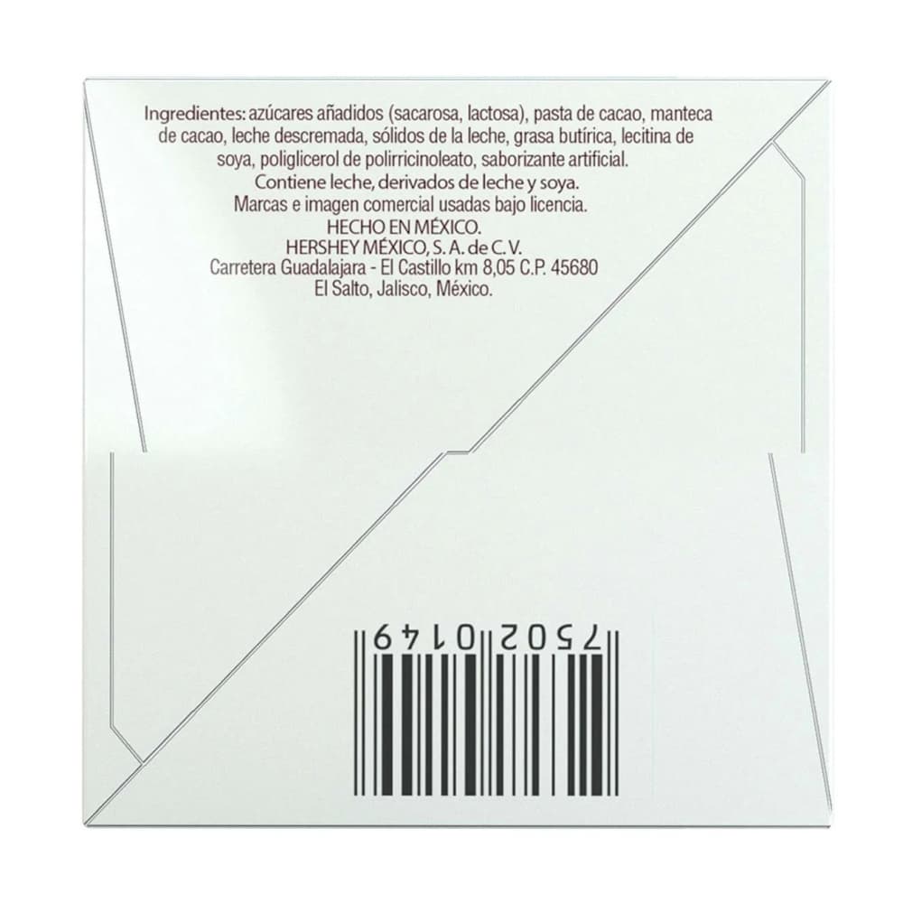 Chocolate con leche kisses Hershey´s (41.4 g / 1.46 oz) - 2