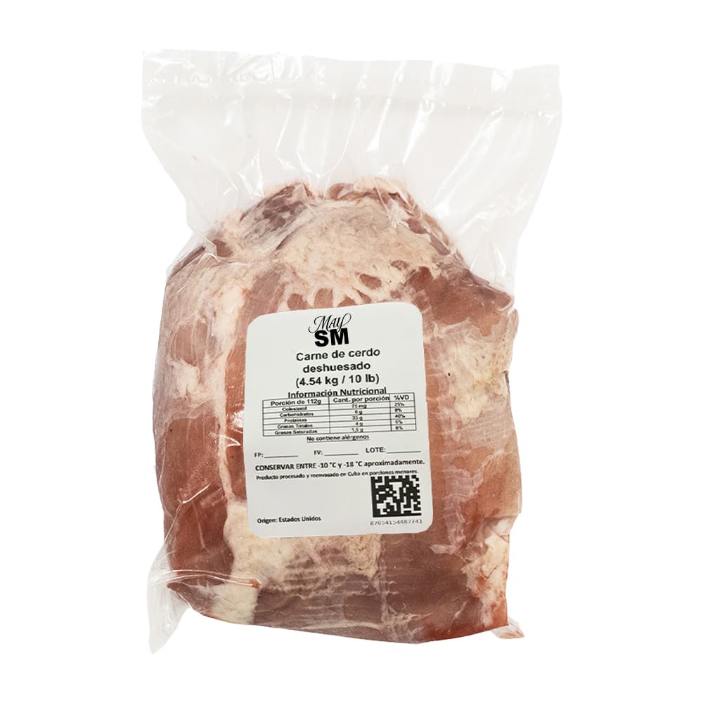 Carne de cerdo deshuesado May SM (4.54 kg / 10 lb) - 2