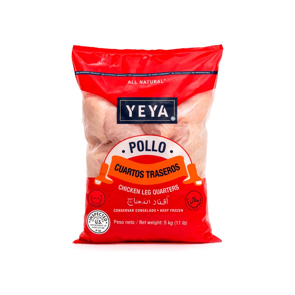 Caja de cuartos traseros de pollo Mar Jac -YEYA (15 kg / 33 lb) - 2