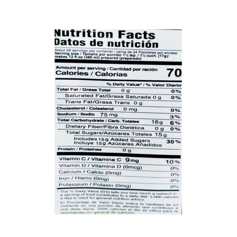 Refresco instantáneo sabor a manzana YEYA (400 g / 14.1 oz) - 12