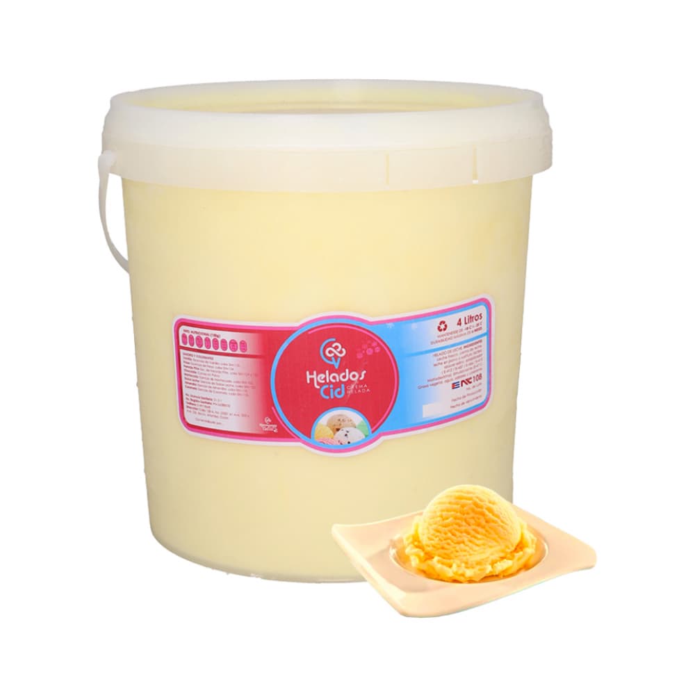 Helado sabor mantecado CID (4 L) - 2